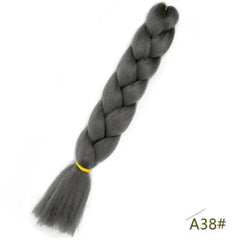 Multicolor Ombre Synthetic Hair Braiding Extensions