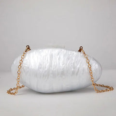 Pearl Shaped Clutch Bag