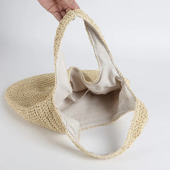 Woven Straw Shoulder Bag