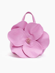 Vegan Leather Flower Shaped Bag