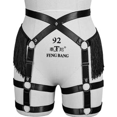 Always Strapped Festival Harness Garter Belt with Fringe