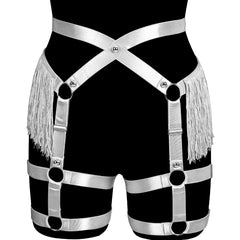 Always Strapped Festival Harness Garter Belt with Fringe