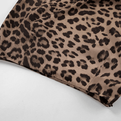 Leopard Print High Waisted Maxi Skirt