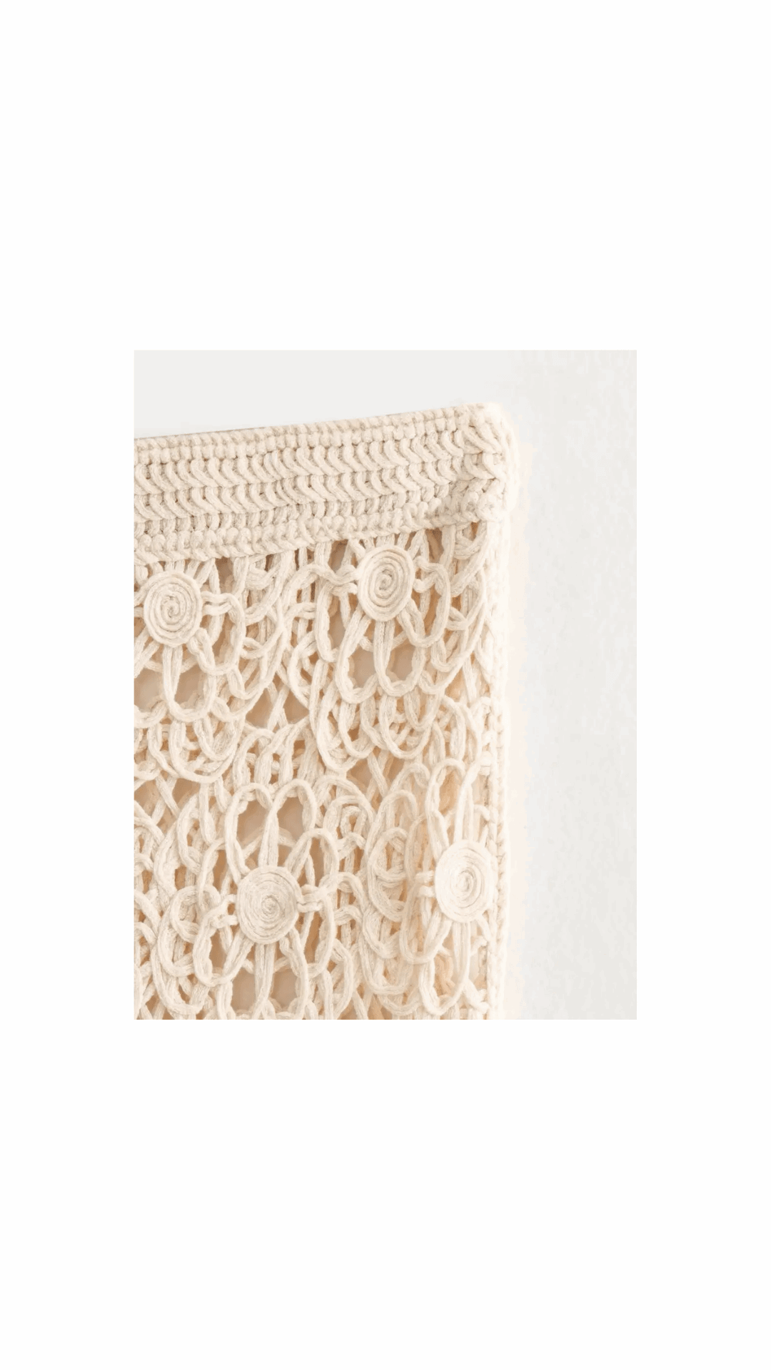 Crochet Knit Tassel Long Sleeve Crop Top and High Waisted Maxi Skirt
