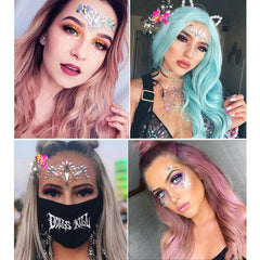 Fancy Festival Jewel Face and Body Decals
