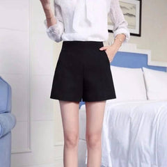 High Waisted Regular Fit Tailored Shorts